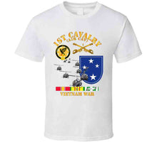 Load image into Gallery viewer, Army - 1st Cavalry (Air Cavalry) - 23rd Infantry Division with Vietnam Service Ribbons Hoodie, Tshirt and Premium
