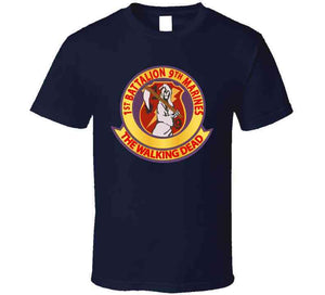 Usmc - 1st Bn 9th Marines Wo Txt T Shirt