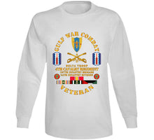 Load image into Gallery viewer, Army - Gulf War Combat Cavalry Vet W  Delta Troop - 4th Cav - 197th Inf Bde - 24th T Shirt
