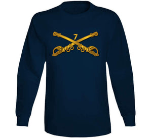 Army - 7th Cavalry Branch Wo Txt T Shirt