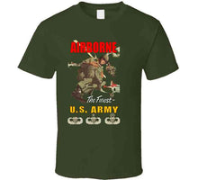 Load image into Gallery viewer, Airborne Poster Wi Backgrnd W Badgesv1 T Shirt
