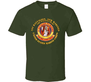 Usmc - 1st Bn 9th Marines - The Walking Dead T Shirt