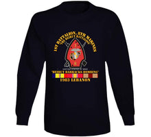 Load image into Gallery viewer, Usmc - 1st Bn, 8th Marines - Beirut Barracks Bombing W Svc T Shirt
