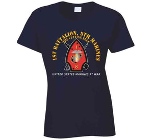 Usmc - 1st Bn, 8th Marines - The Cutting Edge - Marines At War X 300 T Shirt