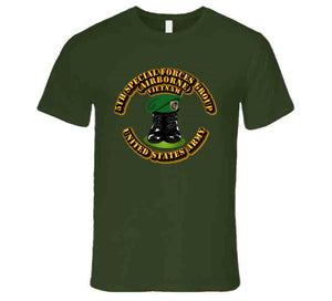 SOF - 5th SFG - Boots and Beret - Vietnam T Shirt