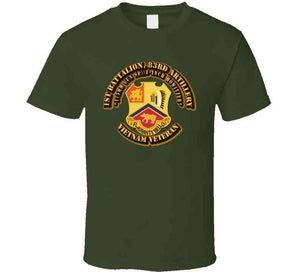 1st Battalion, 83rd Artillery, Vietnam Veteran, with Vietnam Service Ribbons - T Shirt, Premium and Hoodie