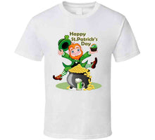Load image into Gallery viewer, St. Patrick&#39;s Day - Leprechaun&#39;s - Happy St Patrick&#39;s Day - Luck T Shirt
