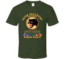 Load image into Gallery viewer, Army - 66th Infantry Div - Black Panther Div - Wwii W Ss Leopoldville W Eu Svc Long Sleeve T Shirt
