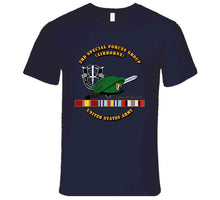 Load image into Gallery viewer, 3rd SFG DUI, Beret, Dagger - US Army - Afghanistan Ribbons T Shirt
