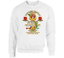 Load image into Gallery viewer, Usmc - 1st Bn 9th Marines - 3rd Mardiv - Operation Dewey Canyon W Vn Svc Hoodie
