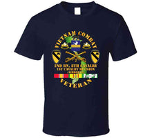 Load image into Gallery viewer, Army - Vietnam Combat Cavalry Veteran W 2bn 8th Cav Coa - 1st Cav Div Abn T Shirt
