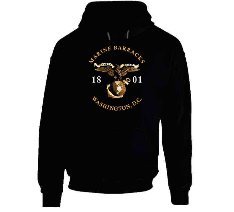 Marine Barracks - Washington, D.c 1801 X 300 Hoodie