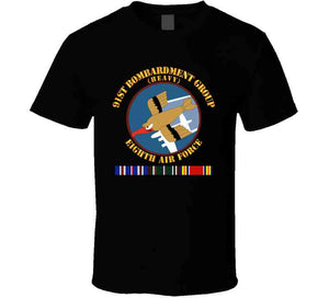 AAC - 91st Bombardment Group, Eighth Air Force, World War II with European Theater Service Ribbons - T Shirt, Premium and Hoodie