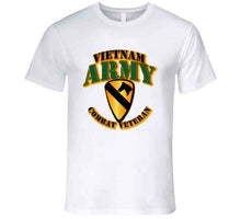 Load image into Gallery viewer, ARMY -  1st Cav - Vietnam - Combat Vet T Shirt
