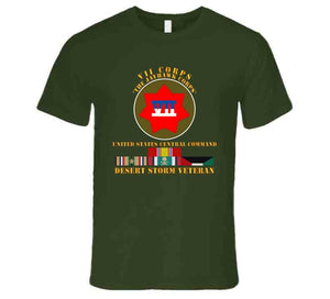 Army - Vii Corps - Us Central Command - Desert Storm Veteran T Shirt