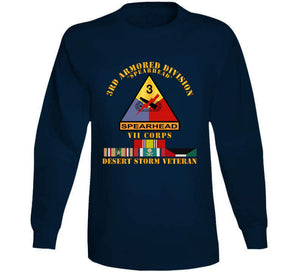 Army - 3rd Armored Div - Vii Corps - Desert Storm Veteran T Shirt