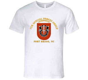 Army - 7th Special Forces Group W Flash - Fbnc T Shirt