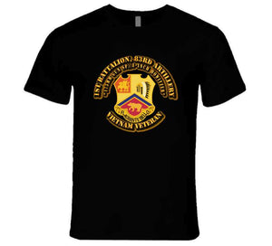 1st Battalion, 83rd Artillery, Vietnam Veteran, with Vietnam Service Ribbons - T Shirt, Premium and Hoodie