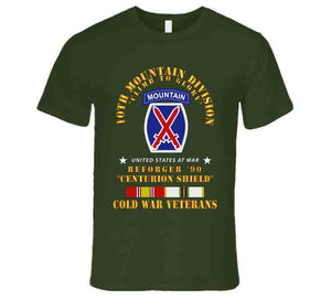 10th Mountain Division - Climb To Glory - Reforger 90, Centurion Shield  - Cold X 300 Hoodie