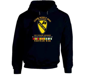 Army - 25th Scout Dog Platoon 1st Cav - Vn Svc T Shirt, Hoodie and Premium