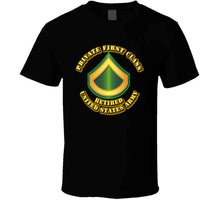 Load image into Gallery viewer, Private First Class - E3 - w Text - Retired T Shirt
