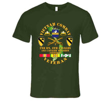 Load image into Gallery viewer, Army - Vietnam Combat Cavalry Veteran W 2bn 8th Cav Coa - 1st Cav Div Abn T Shirt
