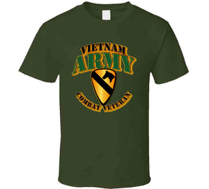 ARMY -  1st Cav - Vietnam - Combat Vet T Shirt