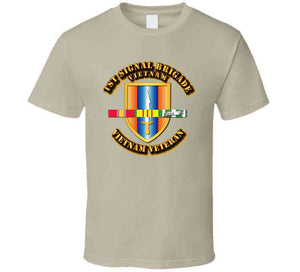 1st Signal Brigade with Vietnam Service Ribbons - T Shirt, Premium and Hoodie