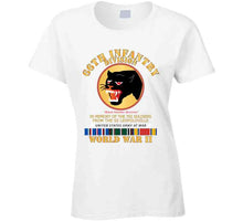 Load image into Gallery viewer, Army - 66th Infantry Div - Black Panther Div - Wwii W Ss Leopoldville W Eu Svc Long Sleeve T Shirt
