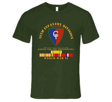 Load image into Gallery viewer, Army - 38th Infantry Division with  WWII (Pacific Theater) Service Ribbons - T Shirt, Premium and Hoodie
