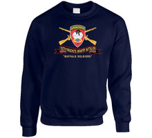 Load image into Gallery viewer, Army - 555th Parachute Infantry Battalion - Ssi - Black - Red Buffalo Soldiers W Br - Ribbon X 300 T Shirt
