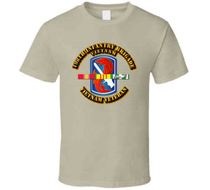 198th Infantry Brigade with Vietnam Service Ribbons - T Shirt, Premium, Hoodie