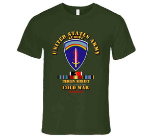 United States Army Europe - Berlin Airlift with Germany Occupation Service Ribbons T Shirt, Premium & Hoodie