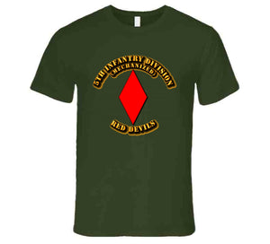 Army -  5th Infantry Division - Red Devils T Shirt