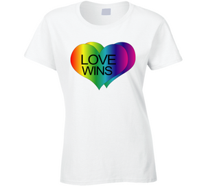 Love Wins - VALENTINE - Ladies T Shirt