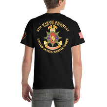 Load image into Gallery viewer, 3rd Battalion, 8th Marines - Peace Keeping - Lebanon 1983 with Service Ribbons - Short Sleeve T-Shirt
