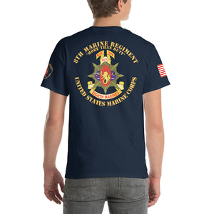 3rd Battalion, 8th Marines - Peace Keeping - Lebanon 1984 with Armed Forces Expeditionary Ribbon - Short Sleeve T-Shirt