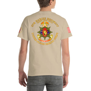 3rd Battalion, 8th Marines - Peace Keeping - Lebanon 1983 with Service Ribbons - Short Sleeve T-Shirt