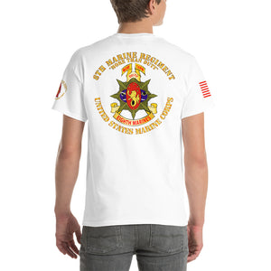 3rd Battalion, 8th Marines - Peace Keeping - Lebanon 1983 with Service Ribbons - Short Sleeve T-Shirt