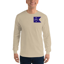 Load image into Gallery viewer, Men’s Long Sleeve Shirt - B Co, 1st Battalion, 58th Infantry Guidon Front, Crest Back with 1/58 Branch
