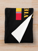 Load image into Gallery viewer, 176th Gunships (Muskets) - Guns - Vietnam Vet w SVC Throw Blanket
