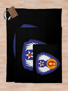 AAC - SSI - 9th Air Force wo Txt Throw Blanket