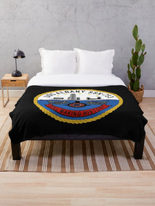 Navy - USS Albany (SSBN 753) wo Txt Throw Blanket